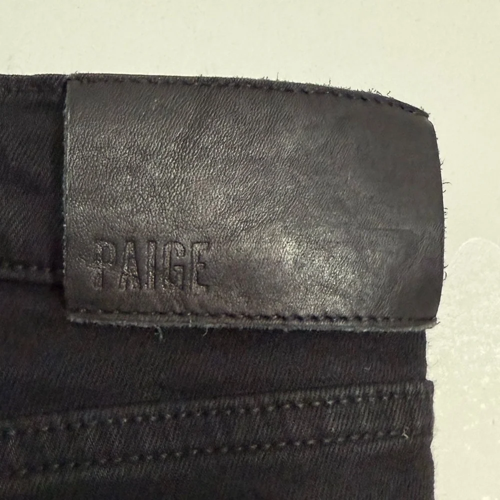 Paige Lennox Men’s Slim Fit Jeans Black Shadow Size 38 - Picture 4 of 11